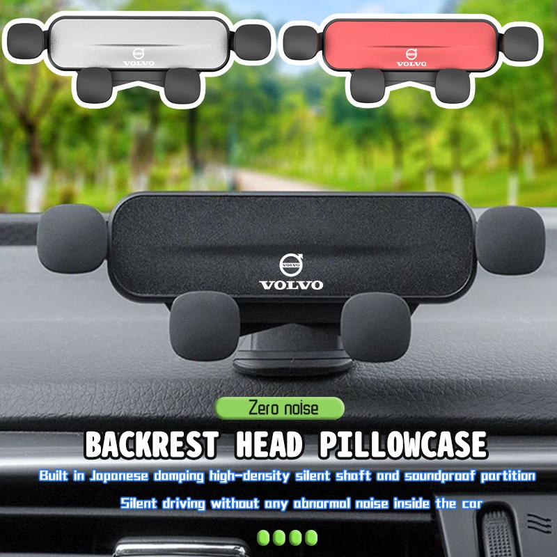 Metal Car Air Vent Phone Holder Snap On Universal Mobile Phone Bracket For Volvo V50 S60 XC60 S40 XC40 XC90 V70 XC70 C30 V40 V60