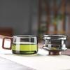 1pc200ml Multifunctional Glass Tea Cup with Filter Bubble-Heat Resistant,Reusable,Suitable for Home and Office Use,Perfectly Suited for Loose Leaf Tea