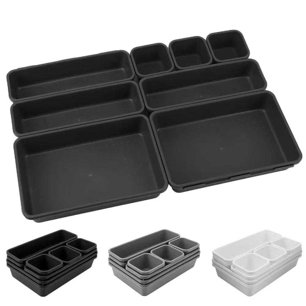 Tableware Storage Box Space Saving Jewellery Storage Trays  for Home Office Desk