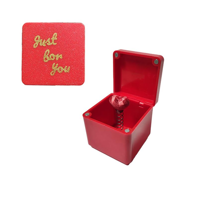 

Смешная выскакивающая коробка с средним пальцем, подарок-прикол, новинка, рождественский розыгрыш, игрушка Gift Box