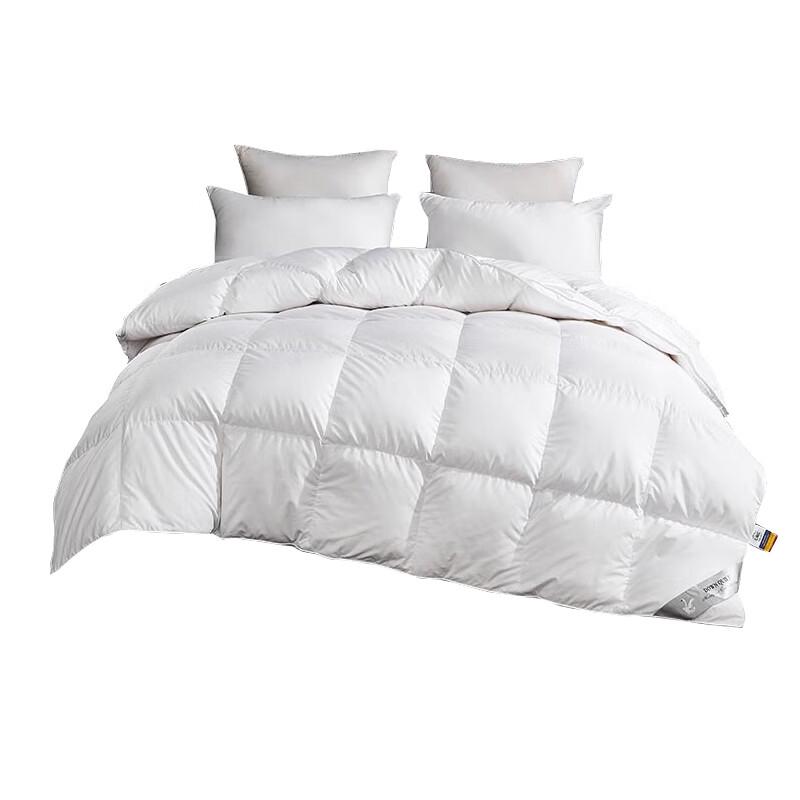 LANGSHA ZHENPIN All-Cotton 95% Grey Duck Down Comforter