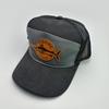 American Hardtop Patch Fishing Mesh Baseball Cap Men'S And Women'S Sunshade Hardtop Color Matching Outdoor Truck Hat