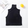 Elegant Mesh Multilayer Pleated Fake Collar Decorative Neck Cover Half Top Collar Sweater Shirt Detachable High Collar