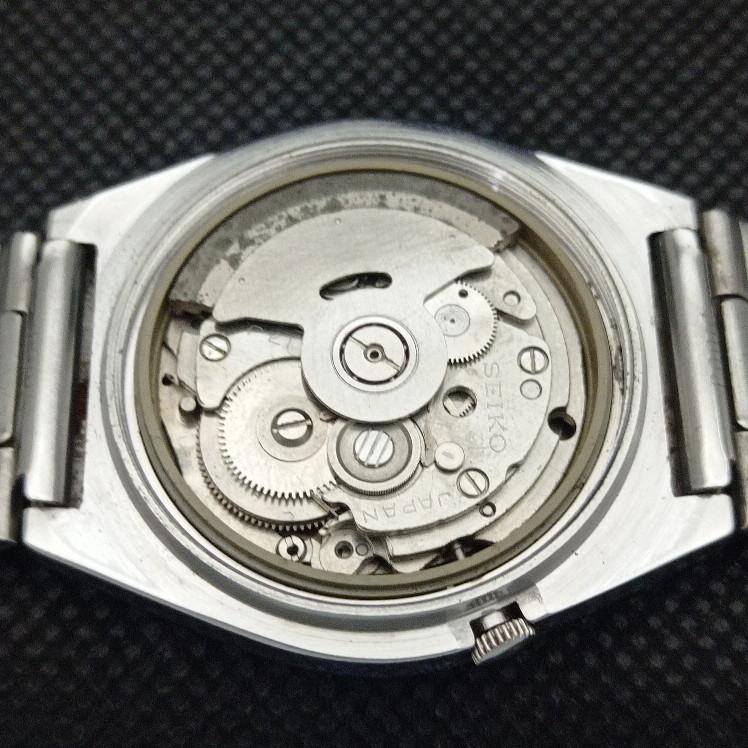 USED RARE VINTAGE SEIKO 5 AUTO 7009A JAPAN MENS CREAM DIAL WATCH 621a-a413410-2 SKU621a-a413410