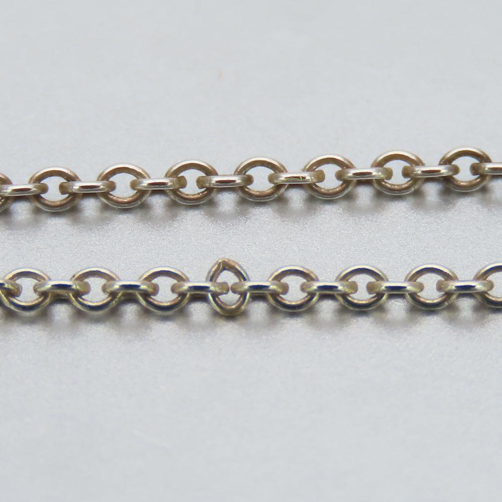 Used TIFFANY&Co. Necklace Curved heart Silver925 4.2g Silver El Saperetti
