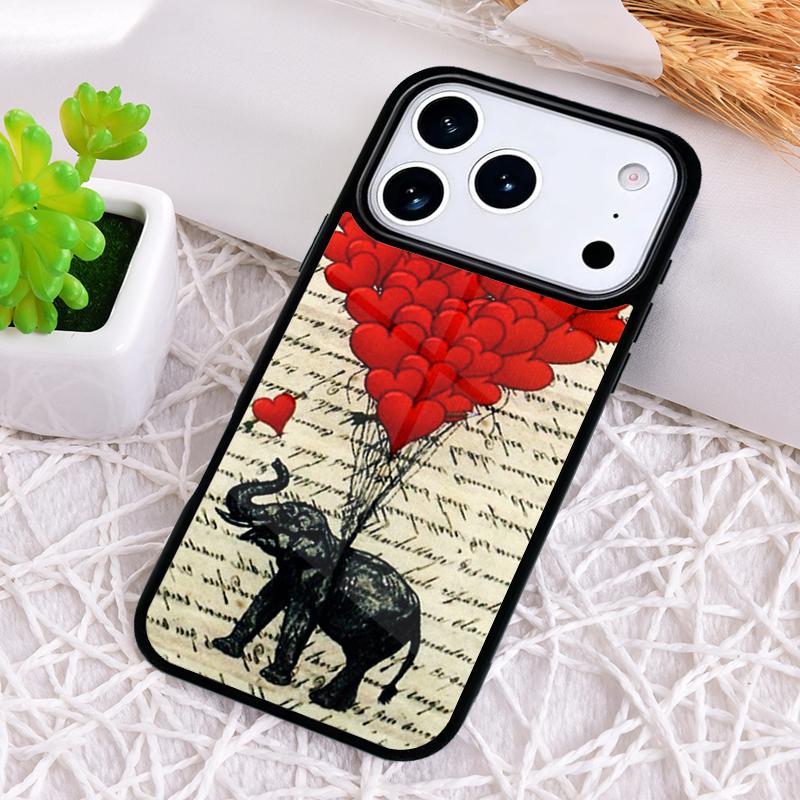 ADORABLE BABY ELEPHANT Phone Case for iPhone 17 Air 16 15 11 12 14 13 Pro Max Shockproof Cover