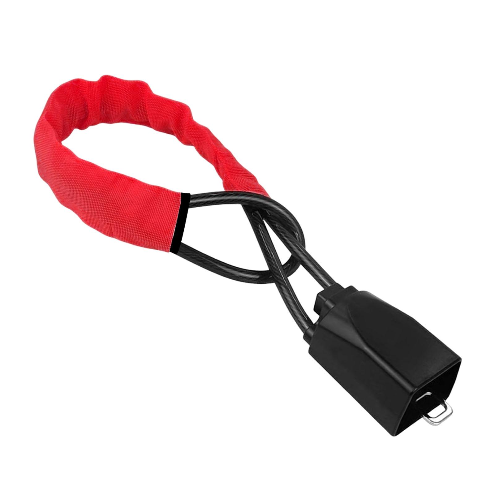 Telescopic Security Lock Adjustable Anti-Theft Seat Belt Lock Thickened Broken Window U-Shaped Lock for Vehicle SUV Golf Cart