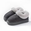 Alliance Messenger Unisex Thick-Sole Plush Winter House Slippers