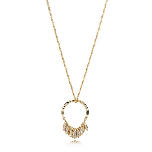 100% 925 Sterling Silver Pan Model Charm Necklace Female Heart Valentine's Day Heart-shaped Necklace Fashion Jewelry