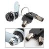 Keys Cam Lock Furniture Lock High Quality Locker Lock 2 Key Pull Keyed 2 Pieces Cabinet Desk Turn New Practical