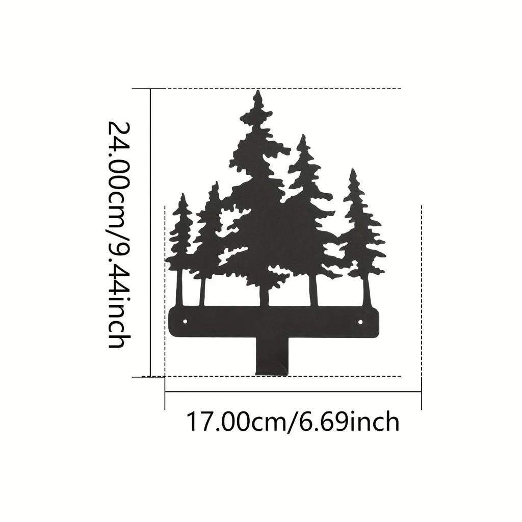 Schlüsselhaken aus Metall in Form einer kreativen Silhouette, vielseitig einsetzbar für Kleidung, Taschen und Schlüssel. Schmücken Sie Ihr Zimmer und Ihr Zuhause für den Winter und Weihnachten