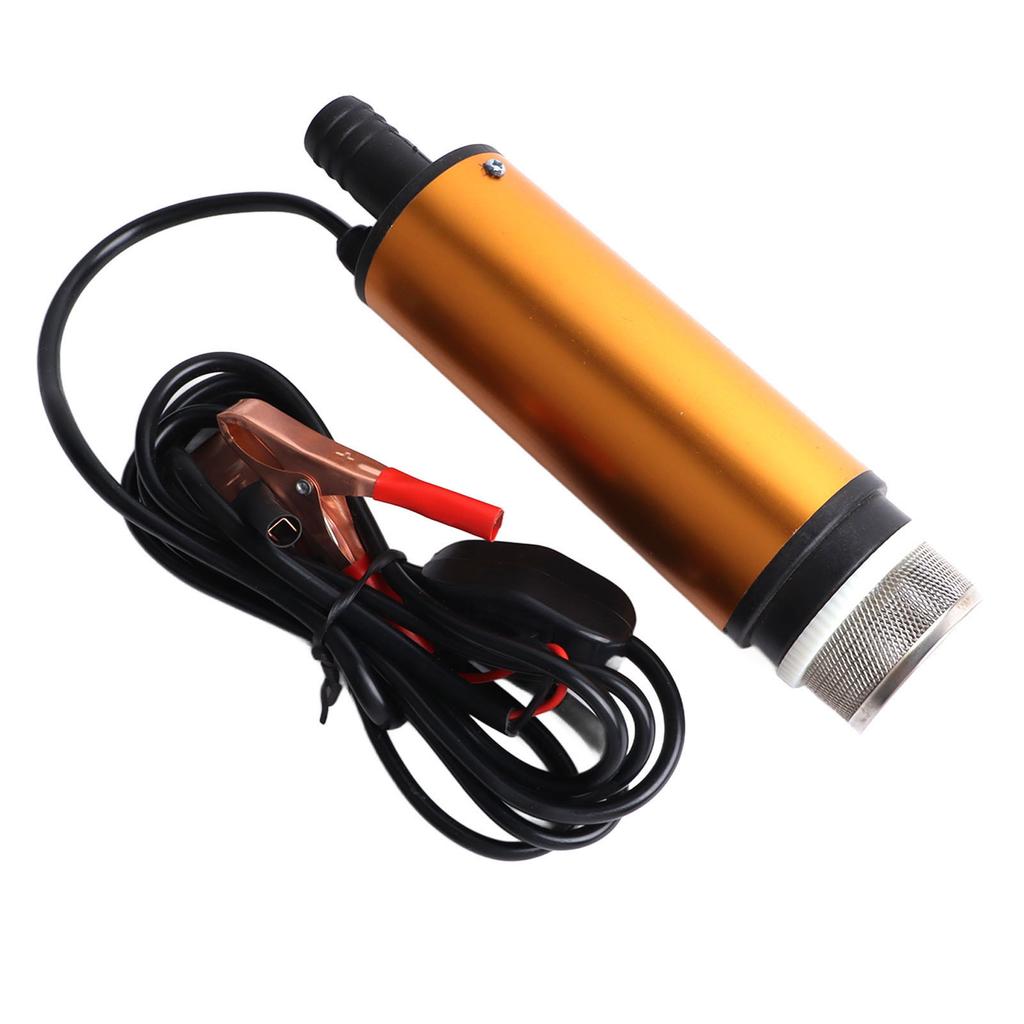 Fuel Transfer Pump 24V Aluminum Alloy Efficient Electric Self Priming Diesel Pump for Car Marine