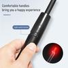 LED Cat Teaser Stick USB Rechargeable Cat Teasing Wand with Red Light Dot Teaser Telescopic Wand Interactive Toy for Indoor Cats