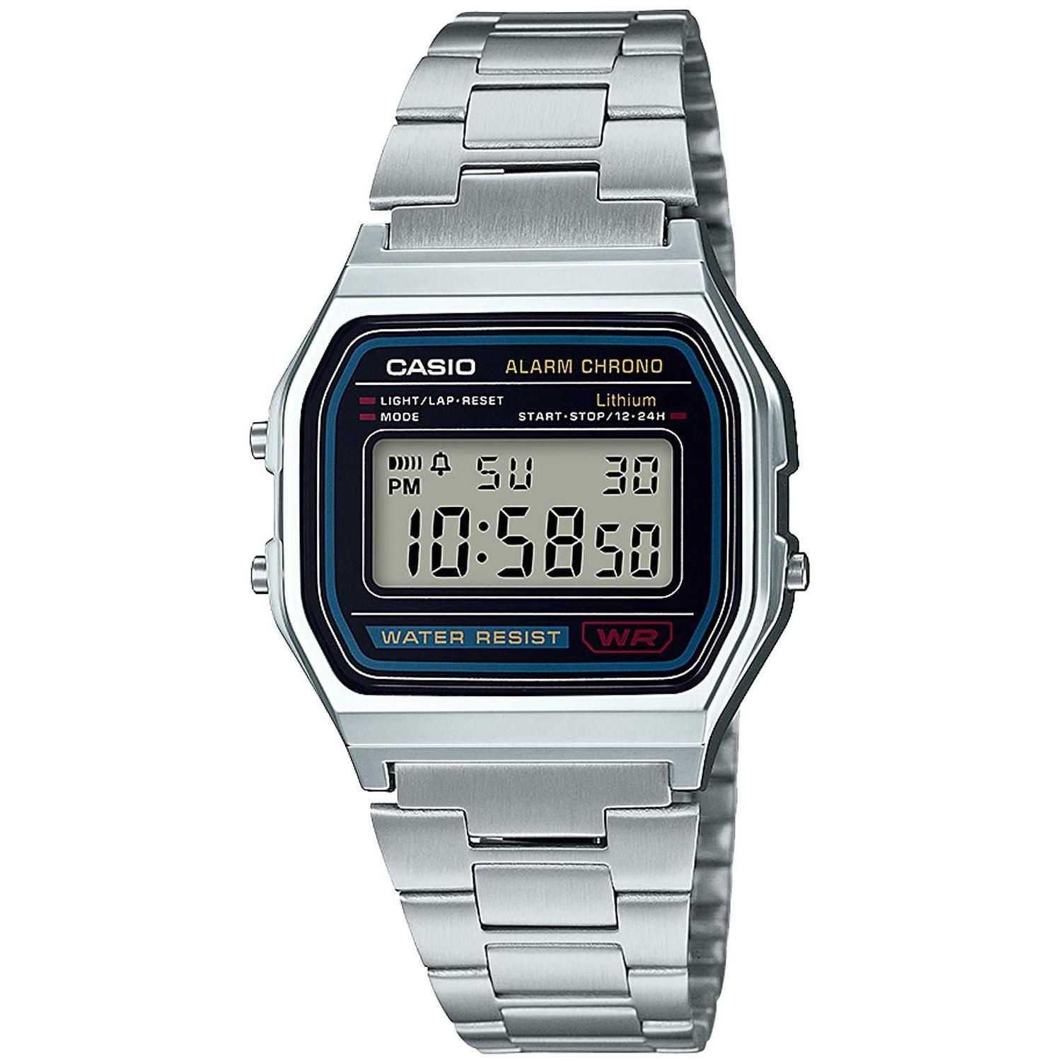 Used [Special price item] Men s A158WA-1JH Collection Silver Casio Watch