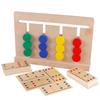 Four-Color Game Early Education Logical Thinking Training Enlightenment Teaching Aids Intellectual Development Multi-Functional Educational Toys