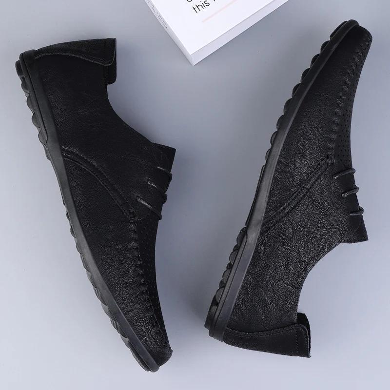 Men Shoes Fashion Formal Shoe Breathable Leather Mockasins Italian Driving Shoes Black Size Designer Shoe Casual Shoes for Men