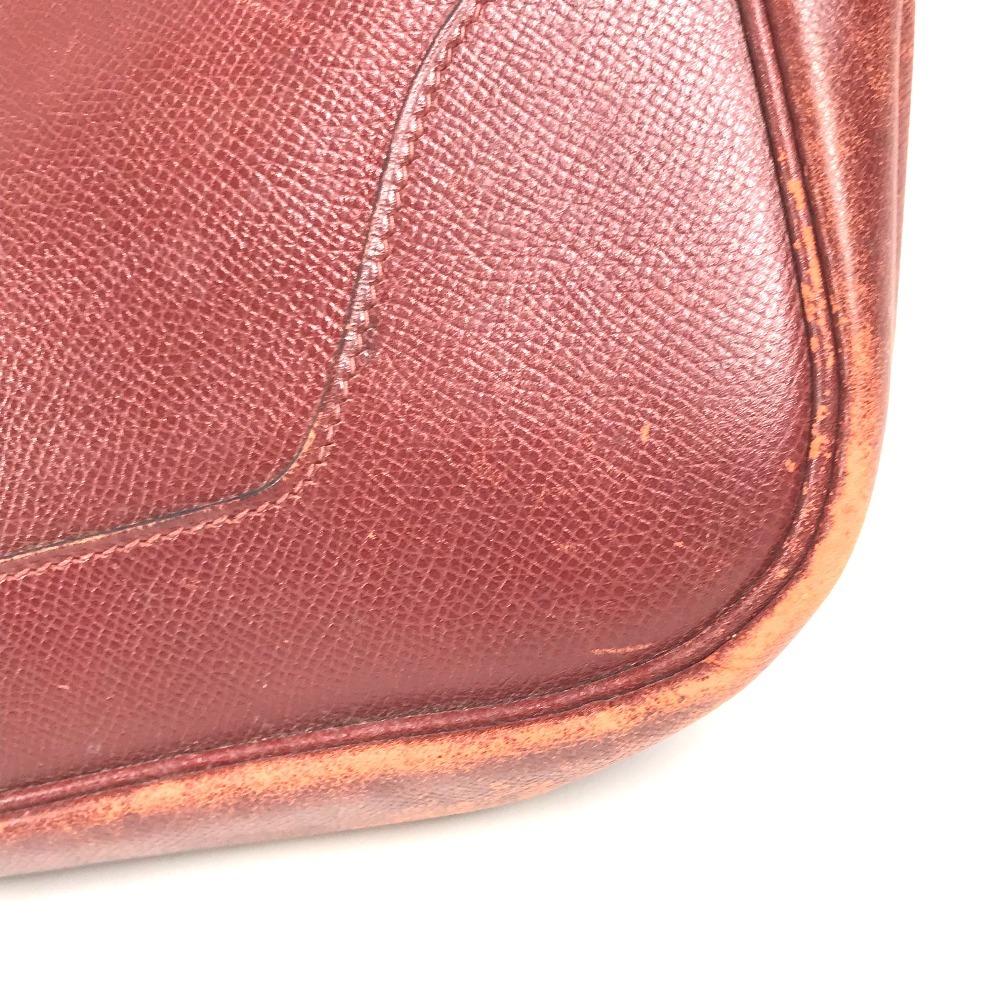 Hermes Vintage Trim 31 Tote Bag Shoulder Bag Leather BrownBased/GoldHardware