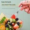 Qīwēi 5-Piece 304 Stainless Steel Fruit & Dessert Fork Set