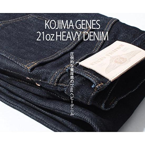 Blugi Kojima 21oz Gen Dublu Drept Made in One Okayama Denim RNB-1221WK Denim, Japonia, Bărbați, Spălat,