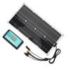 Solar Panel with Controller Monocrystalline 250W Dual USB Port Charging 12V 24V 48V High Conversion 