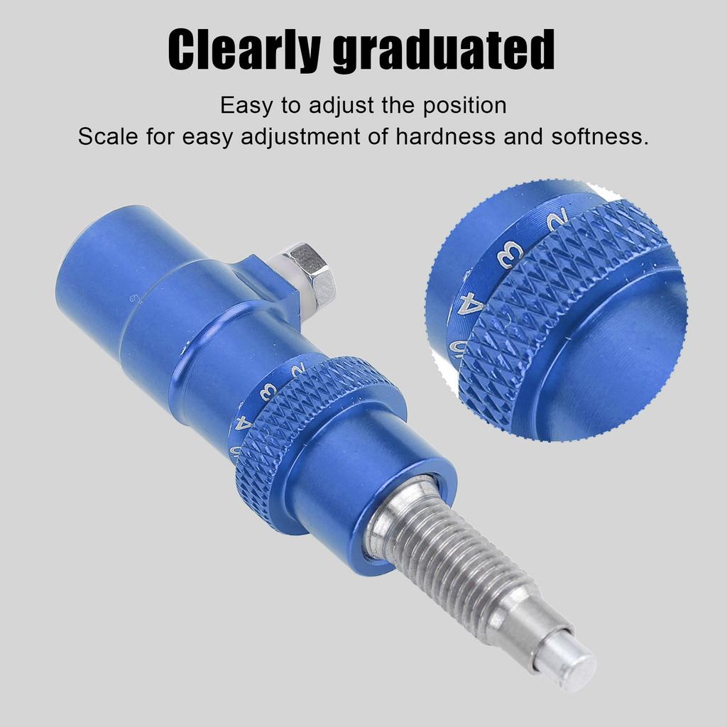 Archery Plunger Adjustable Screw On Aluminium Alloy Recurve Bow Cushion Plunger for Auxiliary Accessory Blue