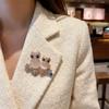 Sparkling Rhinestone Animal Pins Luxury Lapel Pins Rhinestone Brooches  Gift Giving