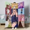 Music Enthusiast Digitalprinted Polyester Bedroom Velvet Flannel Soft Sofa Cover Blanket Fleece Soft Cover Blankets for Beds