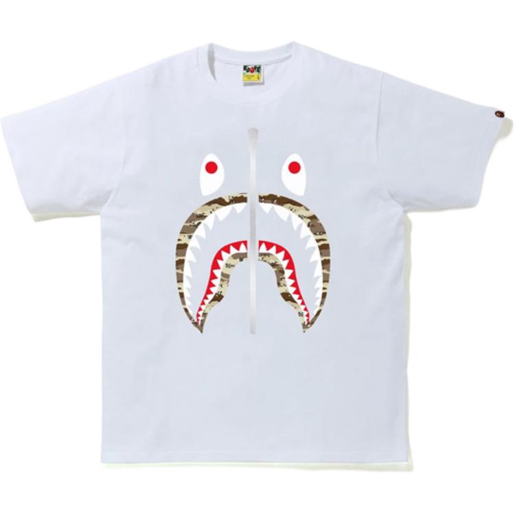 A BATHING APE Shark T Shirt Men's 1H30-110-041
