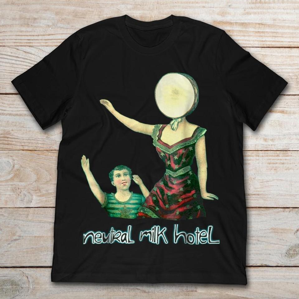 Neutral Milk Hotel Tour Tshirt Full Size S to 5XL Black K1050 Unisex T-Shirt XXL