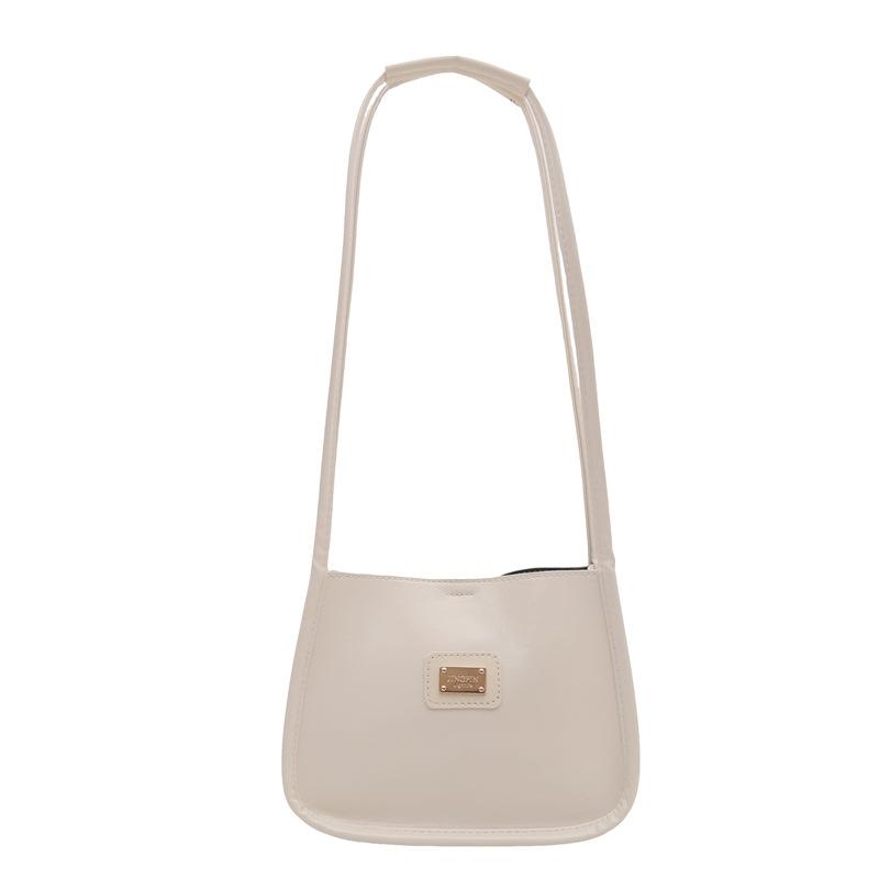 

Fashion trend versatile underarm bag women s new simple casual small square bag texture niche messenger bag белый