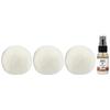 Wolle Trocknerbälle, Aroma-Mischung, Amber, Enthält 3 Wolle Bälle und 1 Aroma-Mischung, 8.5 Oz