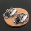 Engood 50Pcs Retro Water-Drop  Horse Eye Rhinestone Buttons Sewing Trim & Embellishments Craft Buckles DIY Wedding Accessories