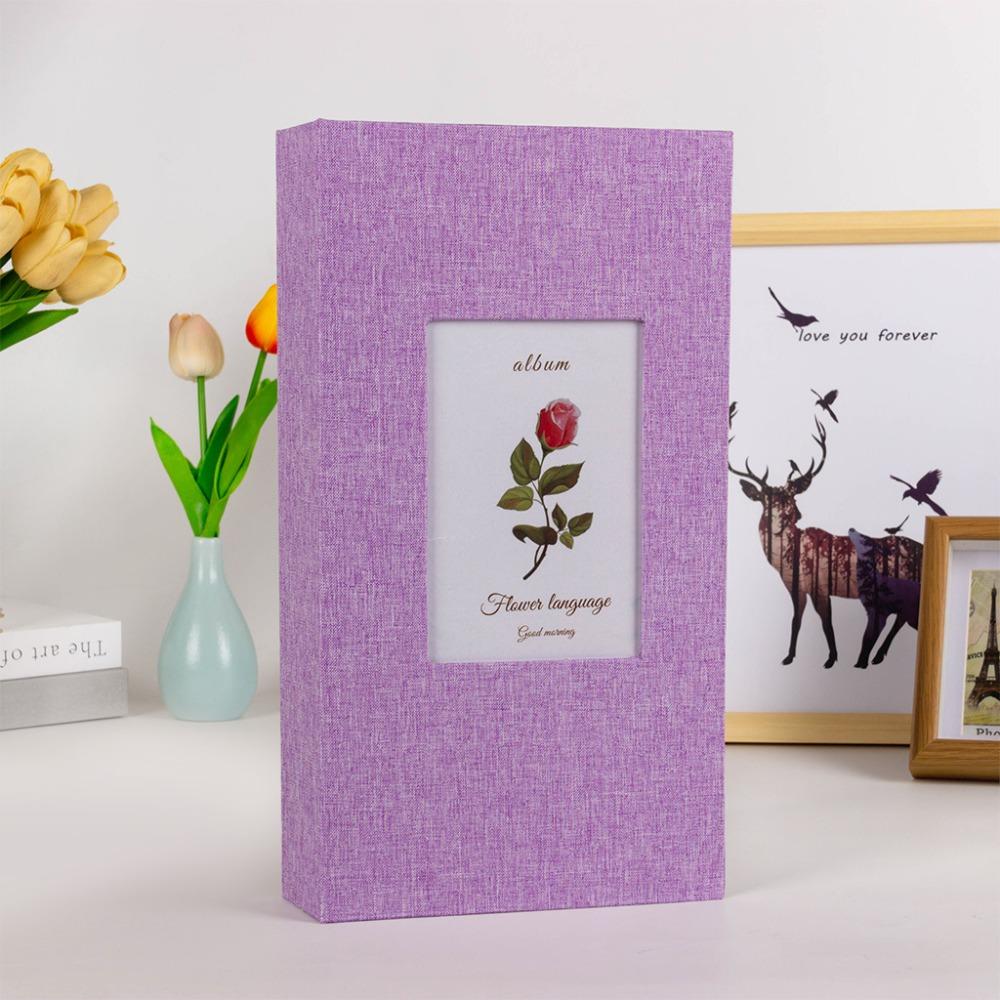 

1 шт. 300 кишень 6-дюймовий Книга для зберігання фотографій Альбоми для вставних фотографій Весілля Дитина Сім я Ювілей Style 11