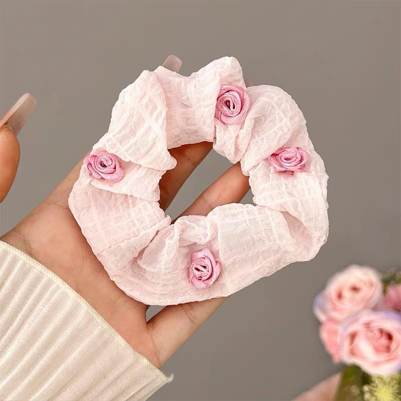 Fresh Summer Sweet Lace Bow Hair Tie - Elegant & Stylish Hair Accessory