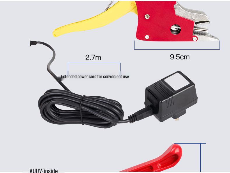 Hot Melt Strapping Pliers with Electrofusion Crimping for Plastic PP Strapping and Buckle-Free Manual Use