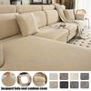 Thicken Jacquard Sofa Seat Cushion Covers,Stretch Sectional Couch Slipcover Furniture Protector For Kids, Pets Machine Washable