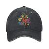 aProtect Queer Kids Unisex Style Baseball Cap  Distressed Denim Caps Hat Retro Outdoor Activities Adjustable Fit Headwear