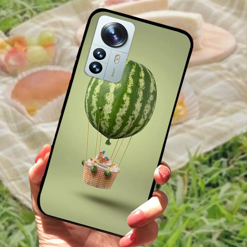 For Xiaomi Mi 12 Case 12X 12S Soft Silicone Cartoon Painted Phone Cover For Xiaomi 12 Pro Case 12S PRO Shockproof Coques Bumper