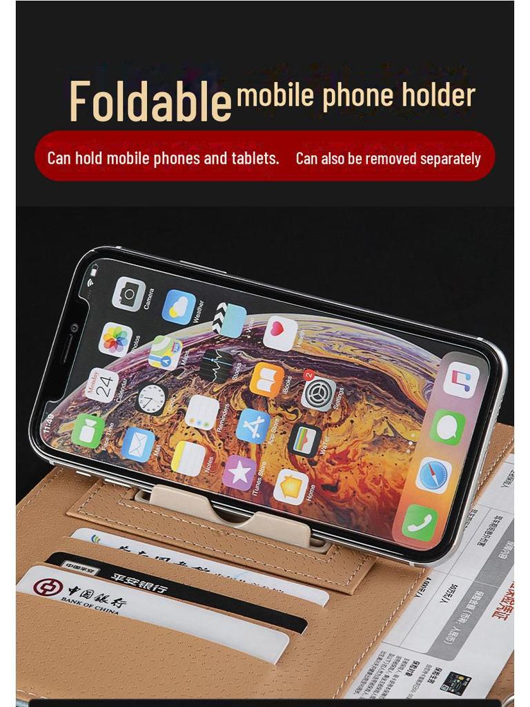 Business Leather A5 Notebook - Detachable Loose-Leaf for Office Meetings and Sales Contracts