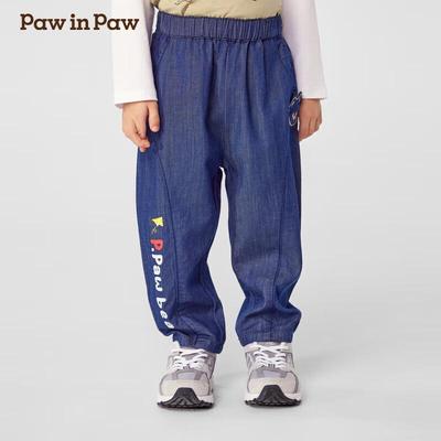 PawinPaw Baby Boy Cartoon Bear Denim Long Pants