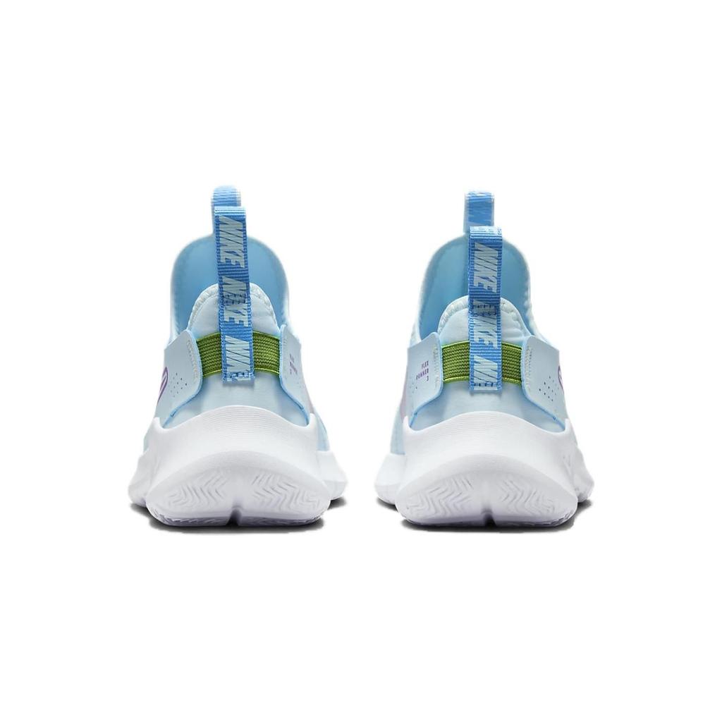Nike Flex Runner 3 PS Glacier Blue Hyper Violet Kids Sneakers University-Blue Chlorophyll FN1449-401