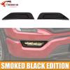 Front Fog Light Cover Fog Lamp Trim Bezels For Ford F150   Smoked Black