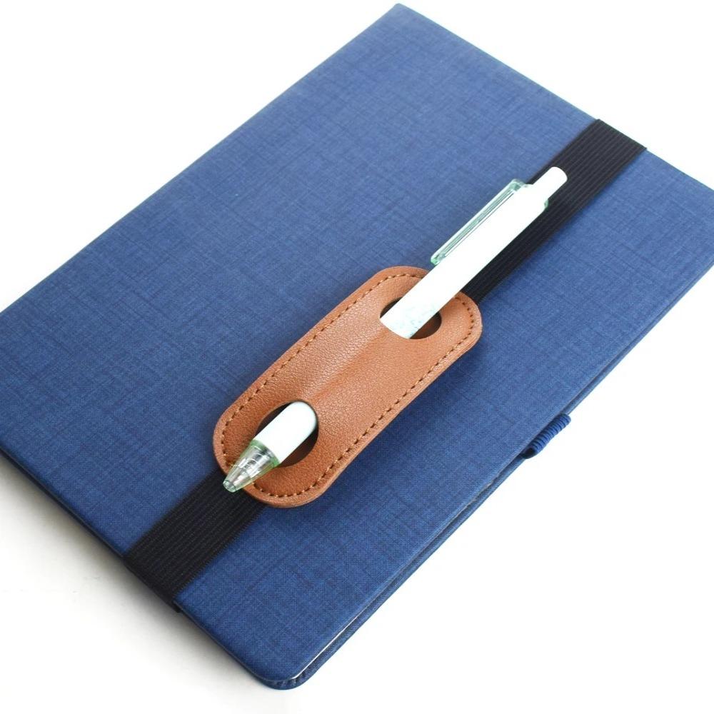 6 Stück Verstellbare Riemen Stift-Hülle Tasche Bunter Stiftclip für Notizbuch Büro-Zubehör