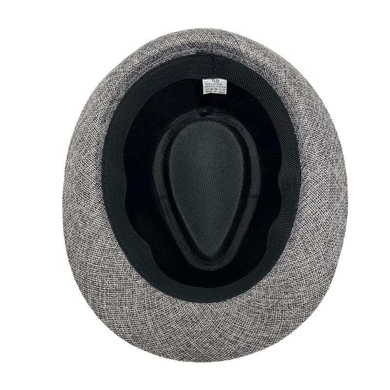 Pălărie Top Curbată Culoare Solidă Bumbac Poli Pălărie Jazz Pălărie Gentleman Britanic pentru Bărbați Pălărie de Soare pentru Doamne