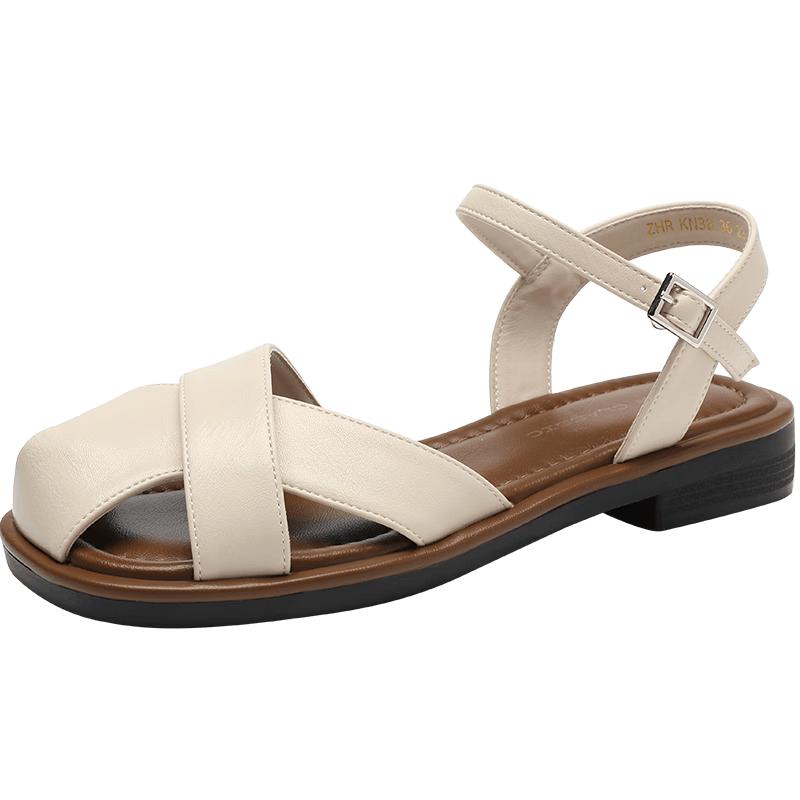 ZHR Women s Woven Roman Flat Sandals 40