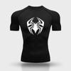 Bodybuilding Boxing Training T-shirt Summer Breathable Men's Quick-drying Fashion Compression Top Sweat Absorbent Sweat Absorbing Tight Fit