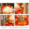 9 Inch Lucky Fortune Cat with Waving Arm Chinese Feng Shui Decoration Maneki Neko Beckoning Cat USB/Batteries Powered