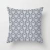 Gray Geometric Printing Sofa Cushion Cover Pillowcase Home Decor Party Car Bedding