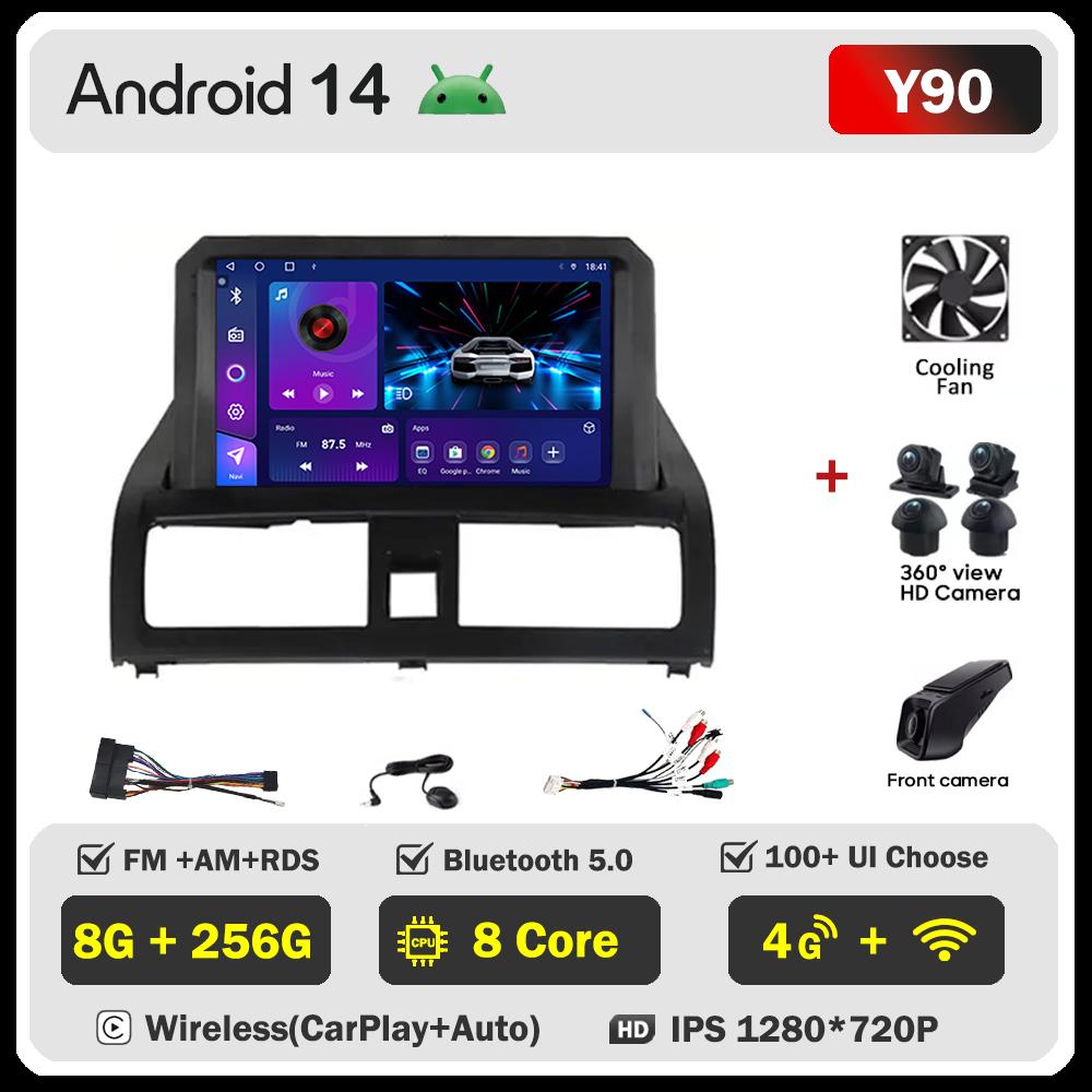For Honda Accord 7 Diesel 2003 - 2007 Car Radio Player Car Carplay Screen Autoradio Mirror Link Car Intelligent Systems Touch