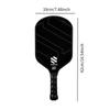 Carbon Fiber Pickleball Paddle 16mm Thick Core for Elastic Balance Precision
